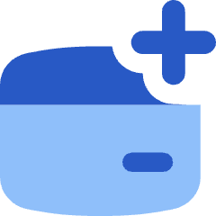 Credit Card Add Icon from Flex Flat Set