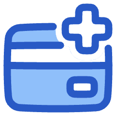 Credit Card Add Icon from Plump Duo Set