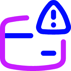 Credit Card Alert Icon from Flex Neon Set