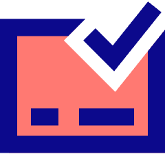 Credit Card Approved Icon from Sharp Pop Set