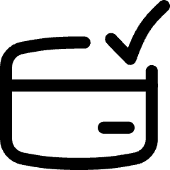 Credit Card Approved Icon from Flex Line Set
