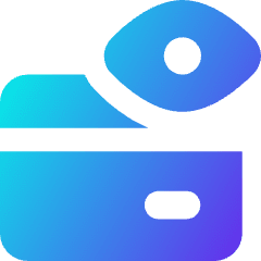 Credit Card Control Icon from Core Gradient Set