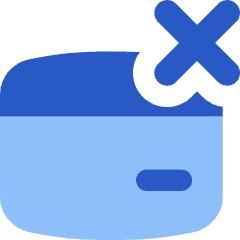 Credit Card Declined Icon from Flex Flat Set