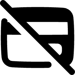 Credit Card Disable Icon from Plump Remix Set