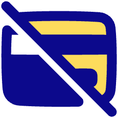 Credit Card Disable Icon from Plump Pop Set