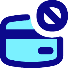 Credit Card Disable Icon from Flex Pop Set