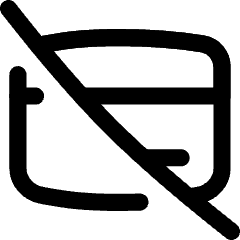 Credit Card Disable Icon from Flex Line Set