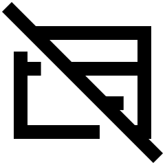 Credit Card Disable Icon from Sharp Line Set