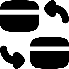 Credit Card Exchange Icon from Flex Solid Set