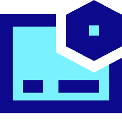 Credit Card Gear Settings Nut Icon from Sharp Pop Set