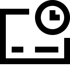 Credit Card History Icon from Sharp Line Set