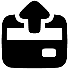 Credit Card Payment Icon from Plump Solid Set