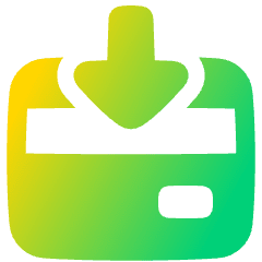 Credit Card Receive Icon from Plump Gradient Set