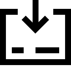 Credit Card Receive Icon from Sharp Line Set