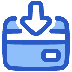 Credit Card Receive Icon from Plump Duo Set