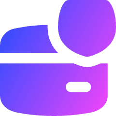 Credit Card Shield Icon from Flex Gradient Set