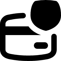 Credit Card Shield Icon from Flex Remix Set