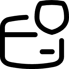 Credit Card Shield Icon from Flex Line Set