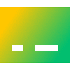 Credit Card Solo Icon from Sharp Gradient Set