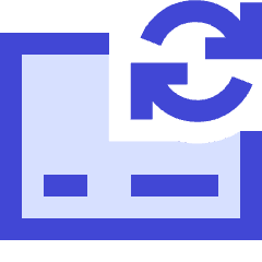 Credit Card Sync Icon from Sharp Duo Set
