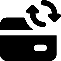 Credit Card Sync Icon from Core Solid Set