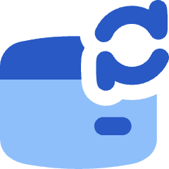 Credit Card Sync Icon from Flex Flat Set