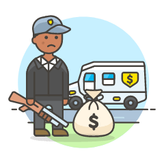 Money Guard 2 Illustration from UX Colors Set