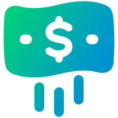 Payment 10 Icon from Plump Gradient Set