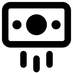 Payment Cash Out 3 Icon from Core Remix Set