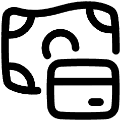 Payment Methods Options Icon from Plump Line Set