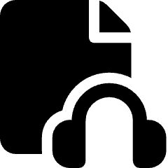 Audio Book File Icon from Ultimate Bold Set