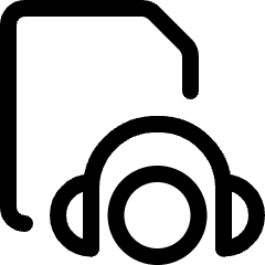 Audio Book File Icon from Ultimate Regular Set