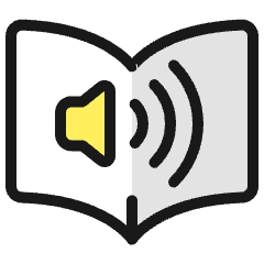 Audio Book Volume High Icon from Ultimate Colors Set