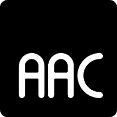 Audio Document Aac 1 Icon from Ultimate Bold Set