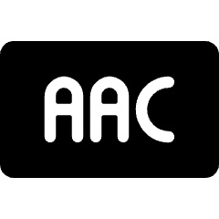 Audio Document Aac Icon from Ultimate Bold Set