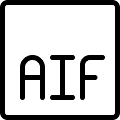 Audio Document Aif 1 Icon from Ultimate Light Set