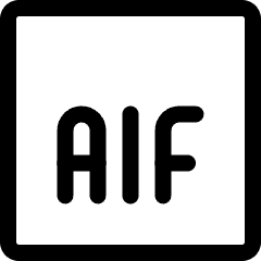 Audio Document Aif 1 Icon from Ultimate Regular Set