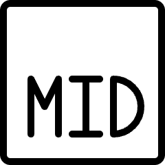 Audio Document Mid 1 Icon from Ultimate Light Set