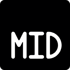 Audio Document Mid 1 Icon from Ultimate Bold Set