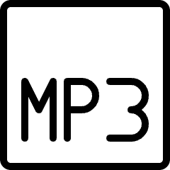 Audio Document Mp 3 1 Icon from Ultimate Light Set