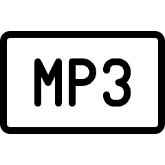 Audio Document Mp 3 Icon from Ultimate Light Set