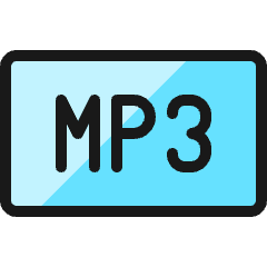 Audio Document Mp3 Icon from Ultimate Colors Set