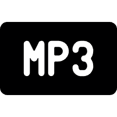 Audio Document Mp 3 Icon from Ultimate Bold Set