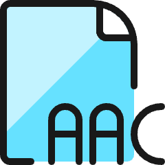 Audio File Aac 1 Icon from Ultimate Colors Set