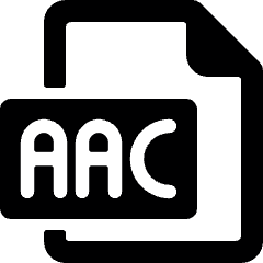 Audio File Aac 1 Icon from Ultimate Bold Set