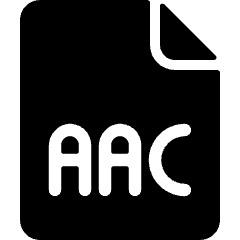 Audio File Aac Icon from Ultimate Bold Set