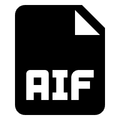 Audio File Aif Icon from Nova Solid Set