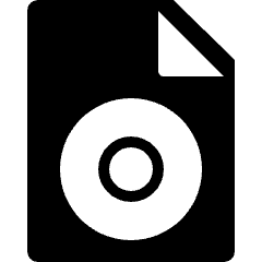 Audio File Cd Icon from Nova Solid Set