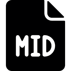 Audio File Mid Icon from Ultimate Bold Set