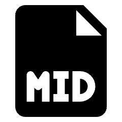 Audio File Mid Icon from Nova Solid Set